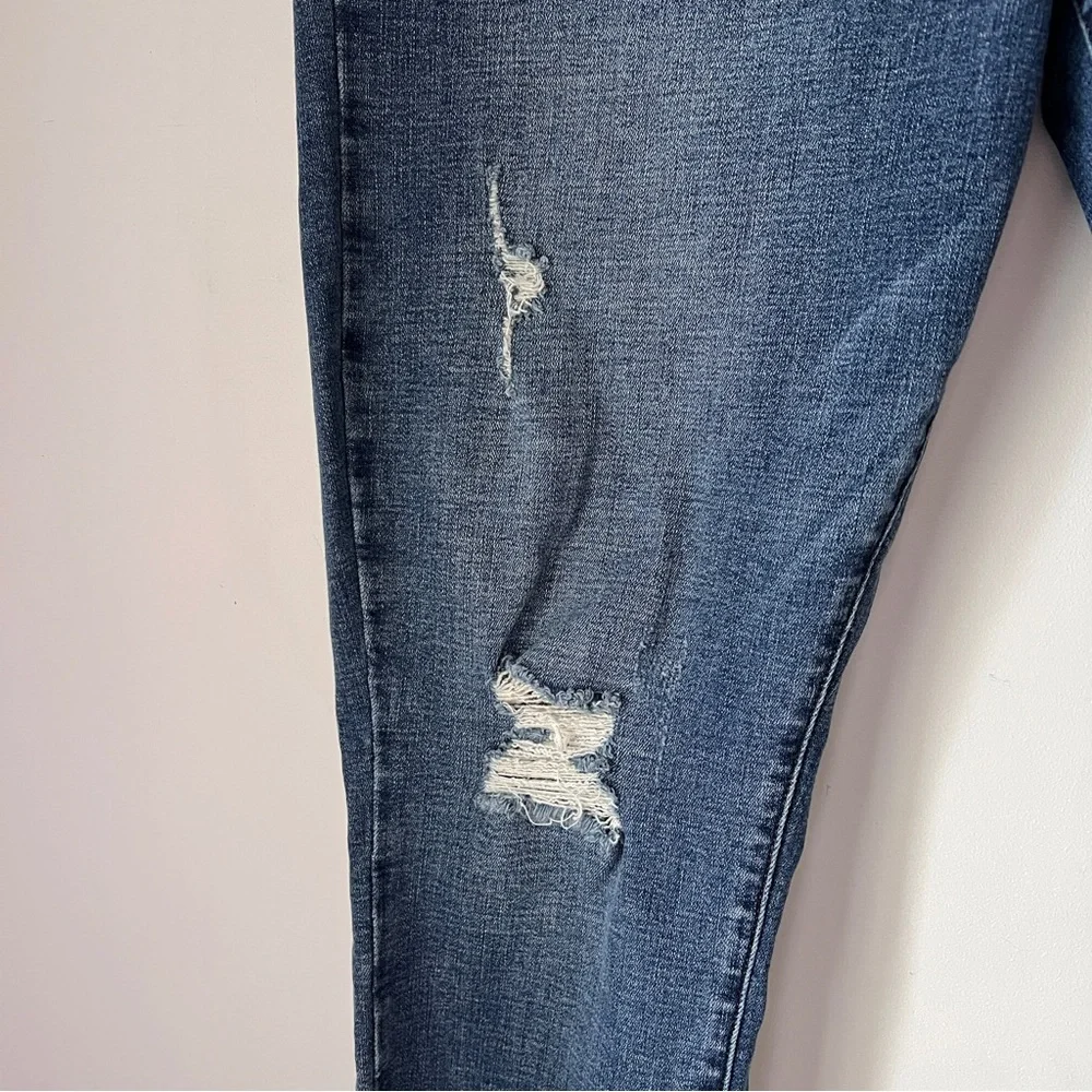 Pistola Jean Distressed Blue 5 Pocket Womens Size 32